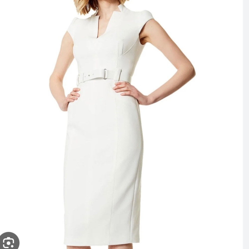 Karen Miller white sleeveless Forever dress size 6